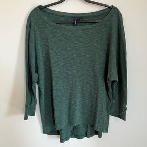 Cynthia Rowley dolman green top
